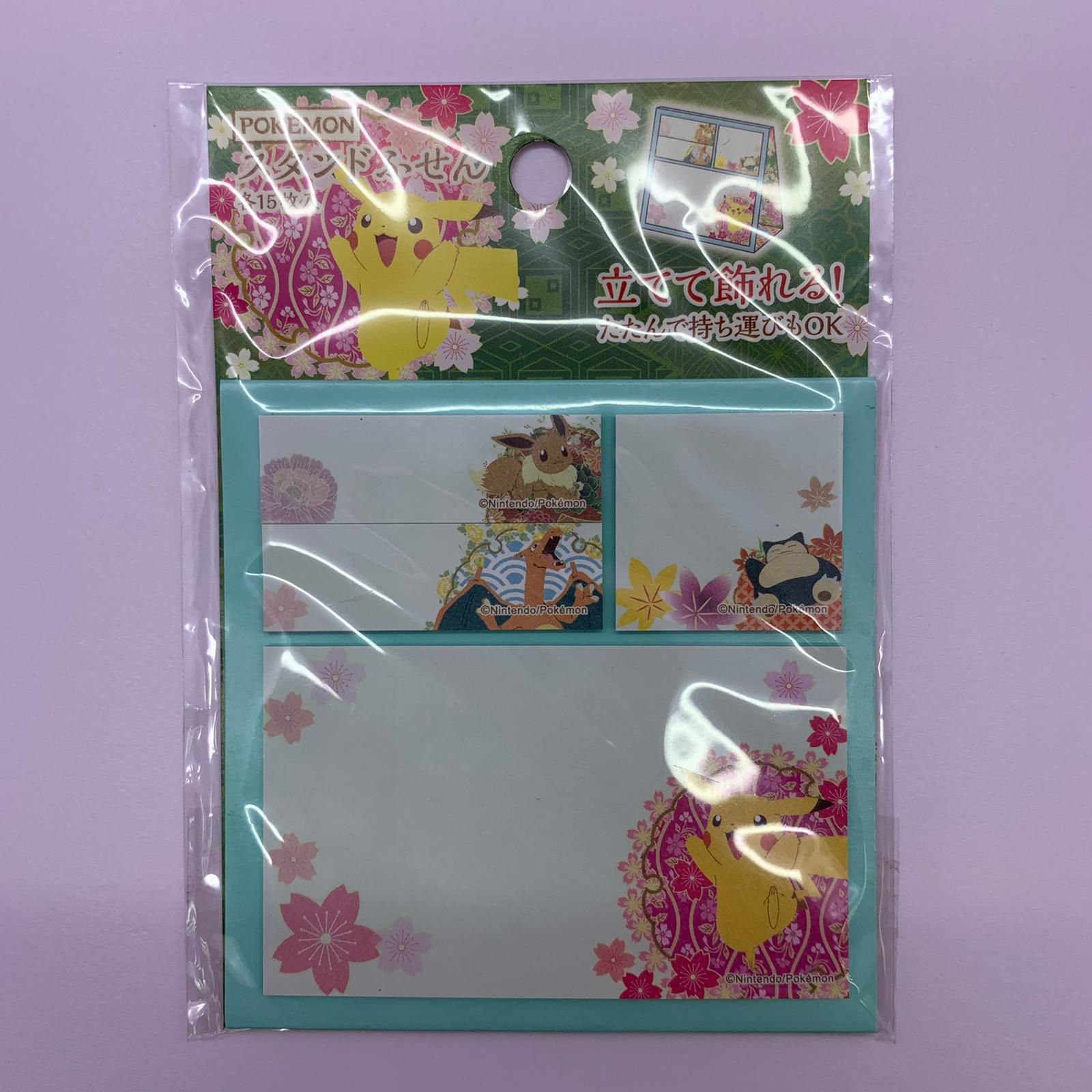 Pikachu 比卡超 Charizard 噴火龍 Eevee 伊貝 Snorlax 卡比獸 立體 Memo Stand