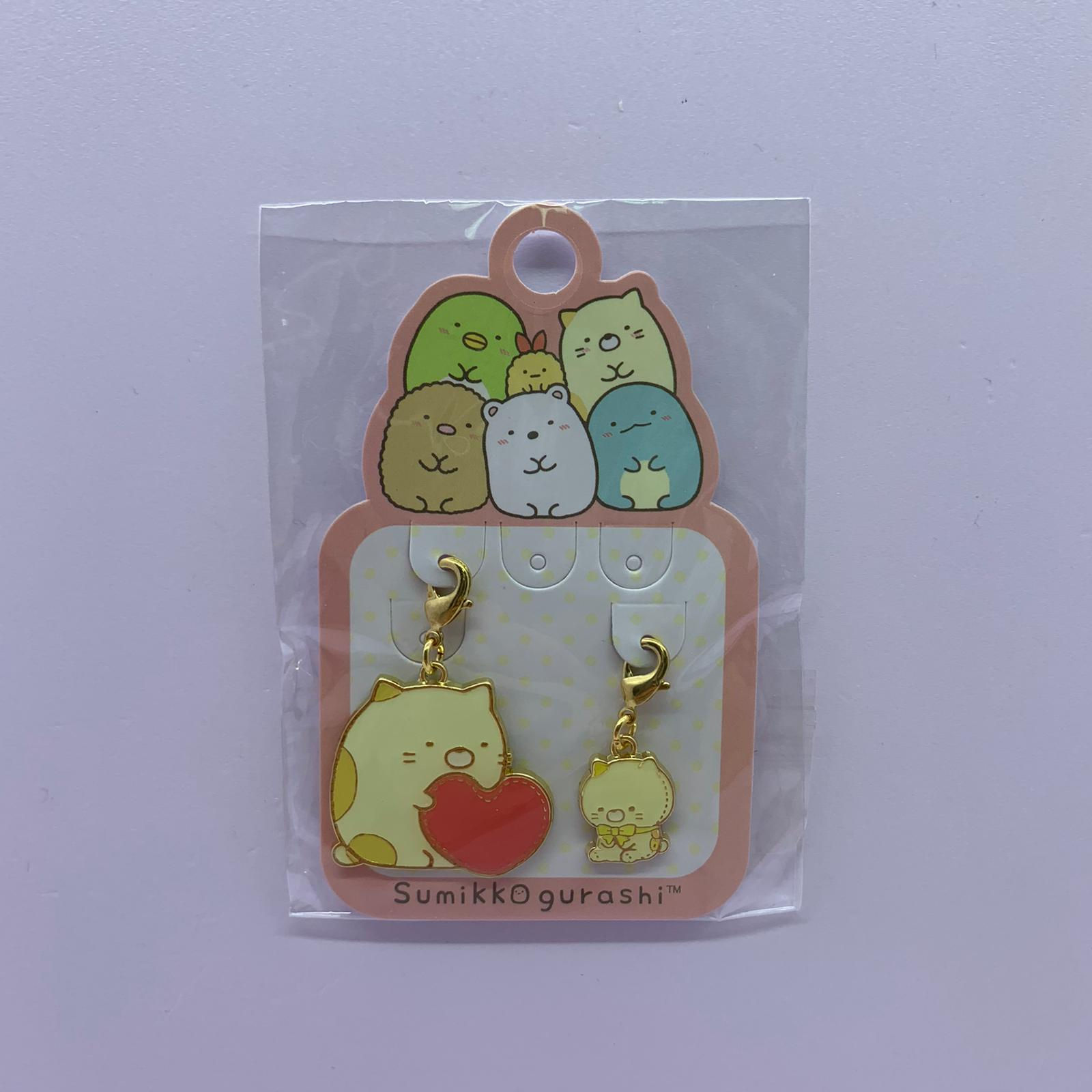 Sumikko Gurashi 角落生物 玩偶 系列 鎖匙扣 一set2個 貓