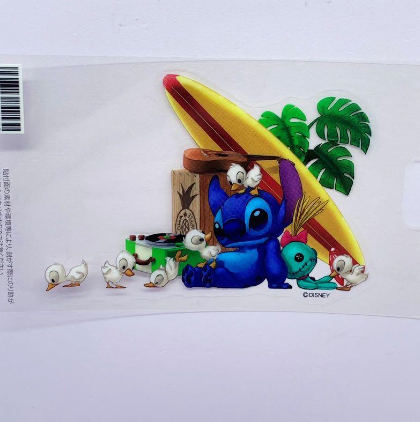 縮圖：Stitch & Scrump 史迪仔 小甘 透明 貼紙 Sticker