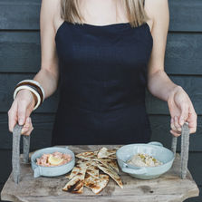 EAT | HOMEMADE TARAMASALATA, AND WHITE BEAN SKORDALIA