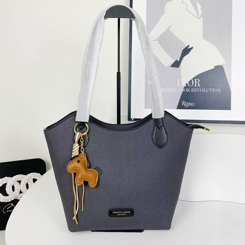 Miniatura: Cartera tote moderna eco-cuero FZB260420034