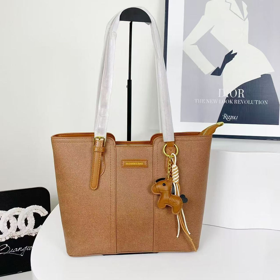 Miniatura: Cartera tote moderna eco-cuero FZB260420035