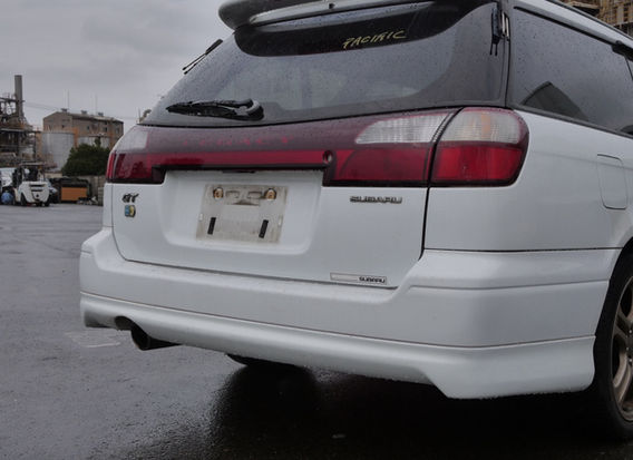 1999 Subaru Legacy Wagon GT-B E-Tune rear view – low-mileage JDM twin-turbo AWD wagon with original GT-B trim