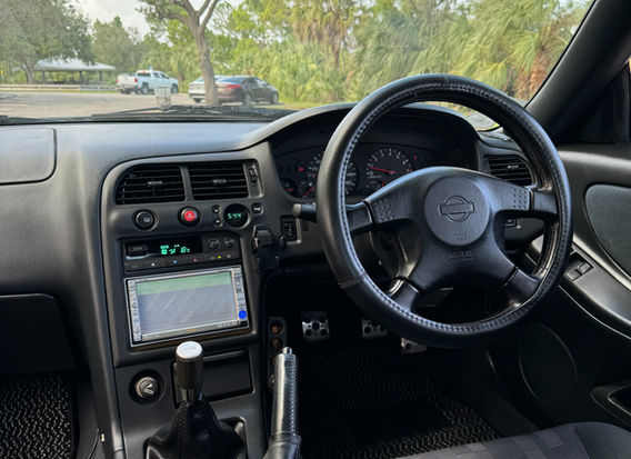1997 Nissan Skyline R33 GTS25T Type M for Sale – A legendary JDM sports car powered by a turbocharged RB25DET engine, offering rear-wheel drive performance and iconic styling. The Type M trim features enhanced handling and sporty design elements, making it a sought-after choice for enthusiasts. Well-maintained and ready to impress.