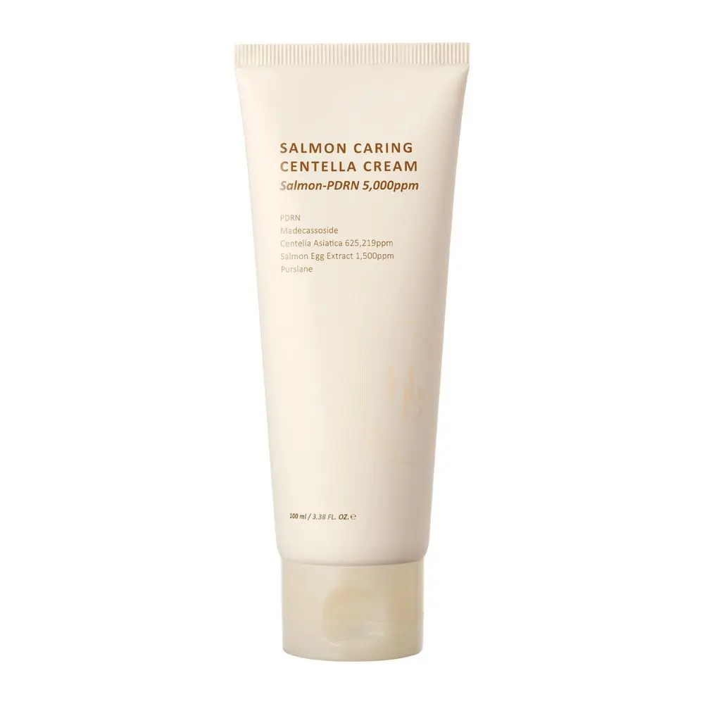 Ревіталізуючий крем для обличчя HEVEBLUE Salmon Caring Centella Cream 100 мл