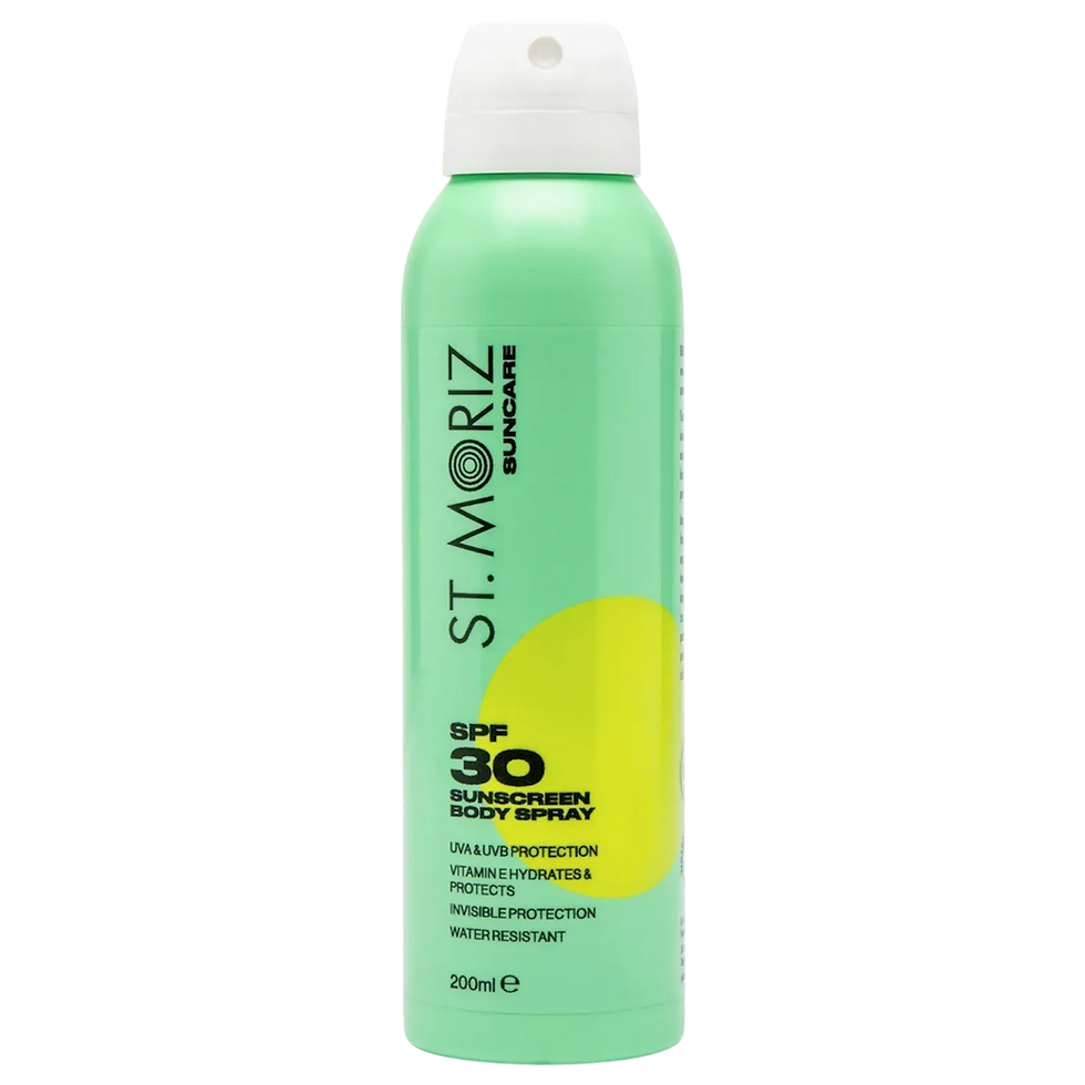 Прев'ю: Сонцезахисний спрей для тіла St Moriz Suncare SPF 30 Body Spray 200ml