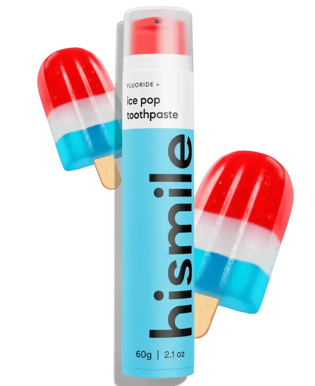 Зубна паста зі смаком фруктового морозива Hismile Ice Pop Toothpaste 60g