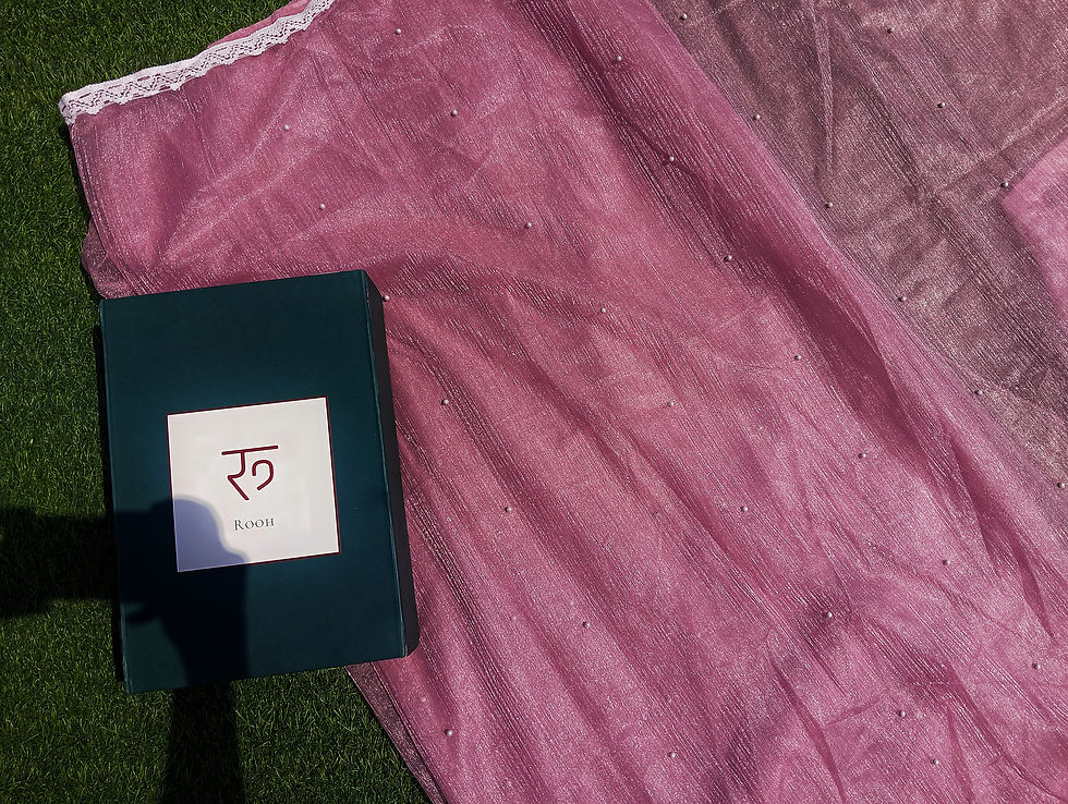 Thumbnail: Zoya – Pearl Work Net Saree