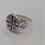 Miniatura: Anel em prata.