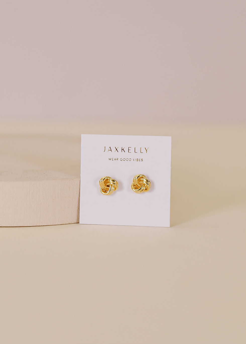 Thumbnail: Petite Gold Knot Earrings