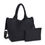 Thumbnail: Sky's The Limit Medium Woven Neoprene Tote: Black
