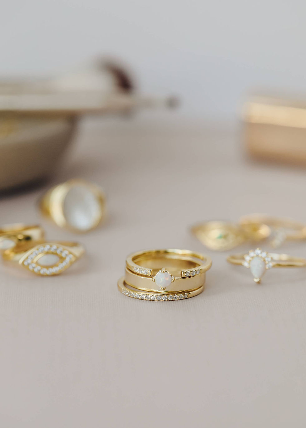 Thumbnail: Gold Rings - Celestial: 9