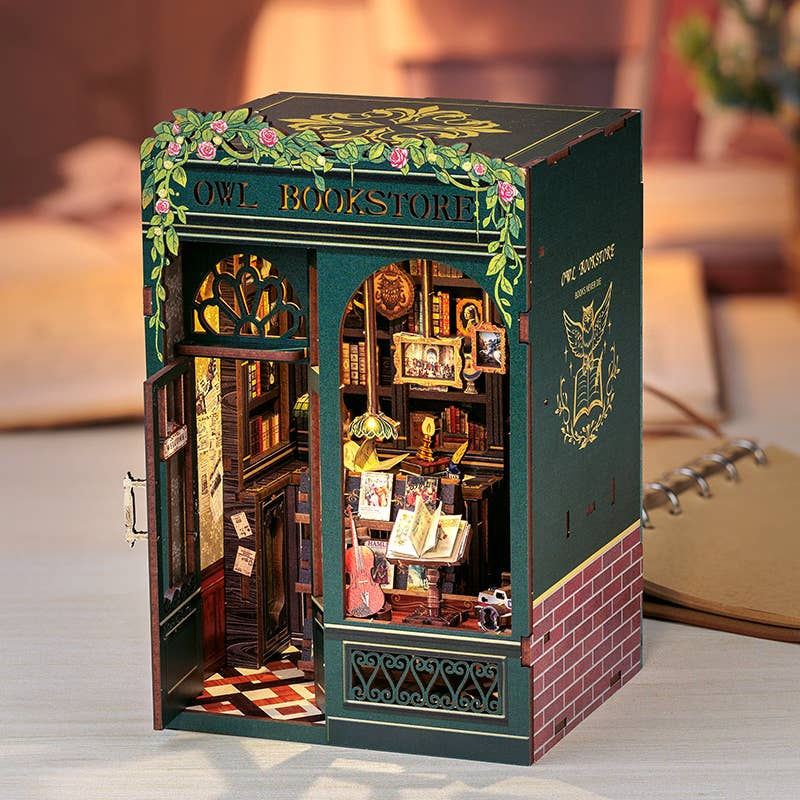 Thumbnail: DIY Book Nook Kit: Owl Bookstore