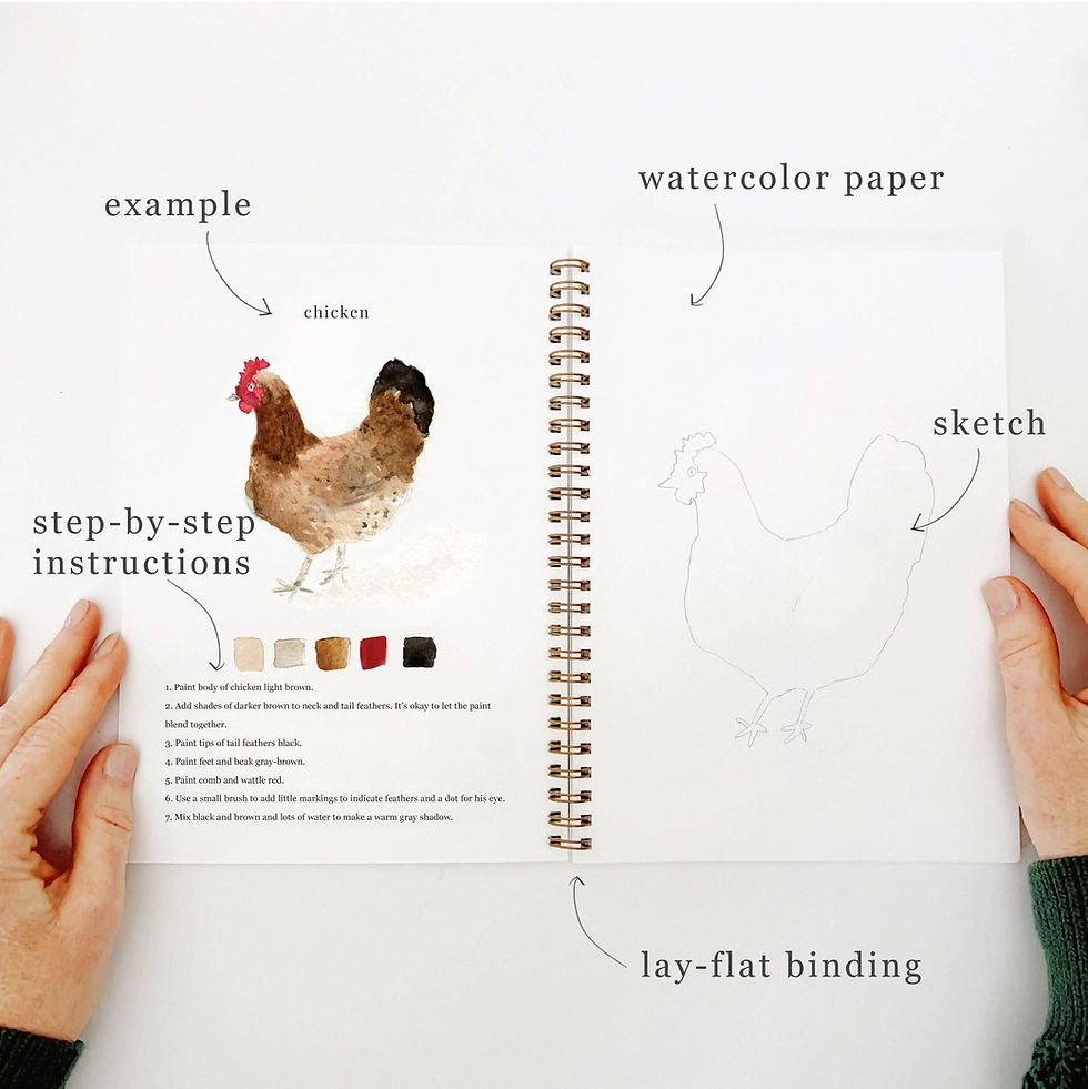 Thumbnail: Animals watercolor workbook