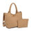 Thumbnail: Sky's The Limit Medium Woven Neoprene Tote: Nude