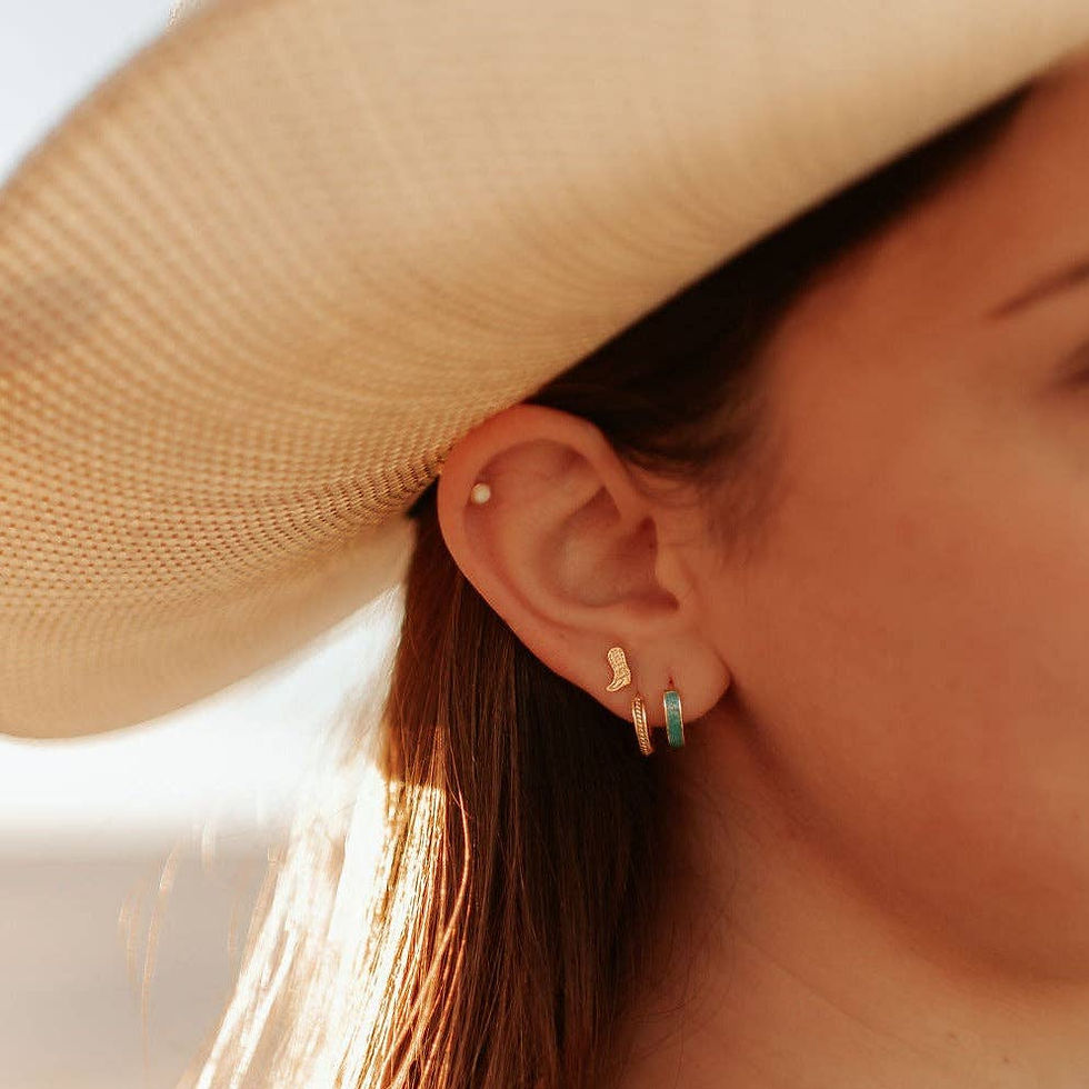 Thumbnail: Jolene Braided Rope Hoops