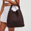 Thumbnail: Celestial Woven Neoprene Hobo: Black