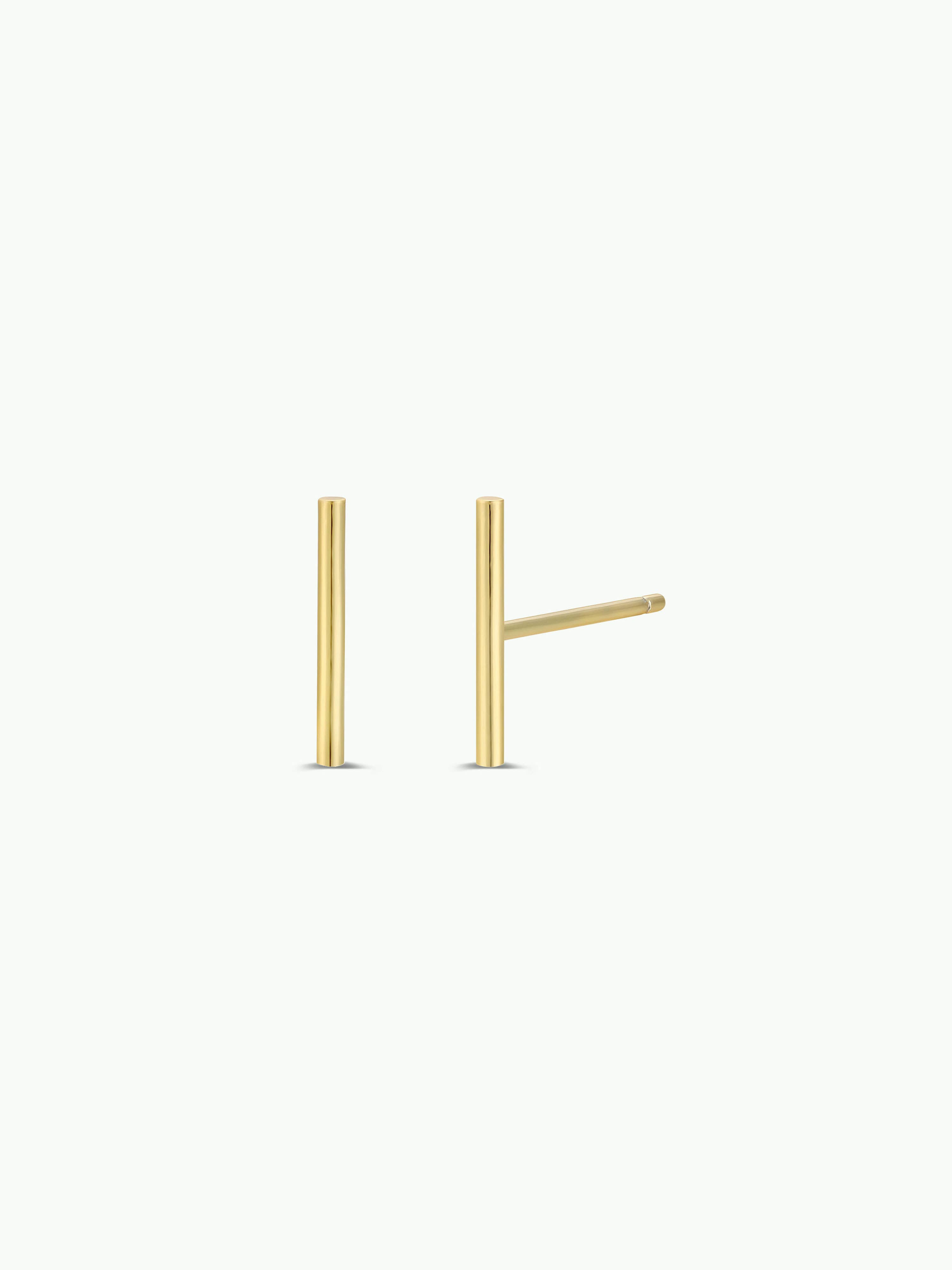 Minimalist - Bar - Gold Earrings