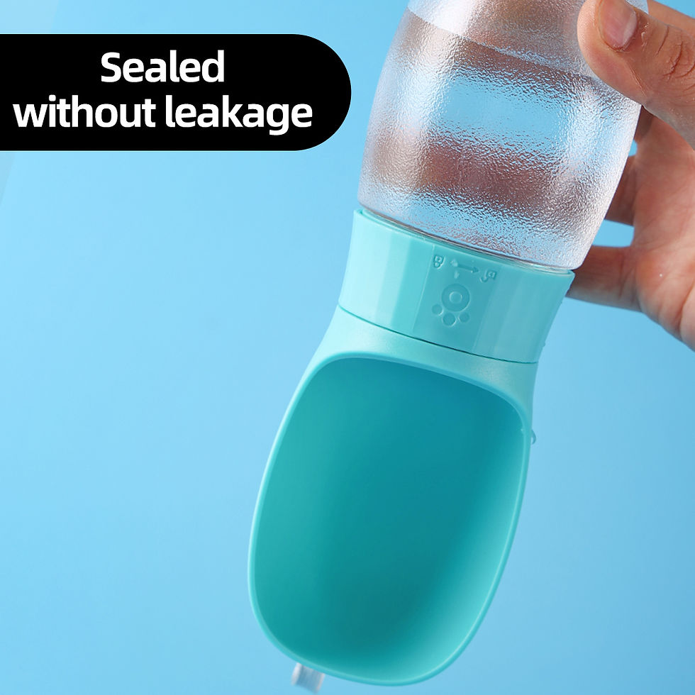 Miniatura: 300ml 500ml Big Dog Water Bottle Portable Drinking Bowl For Small Dogs Cat Trave