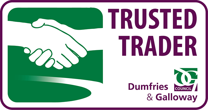 Dumfries and Galloway Trusted Trader horizontal logo – Creative Interior Designs certified