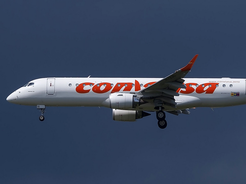 Un avión de Conviasa, en una imagen de archivo | Fotografía cortesía