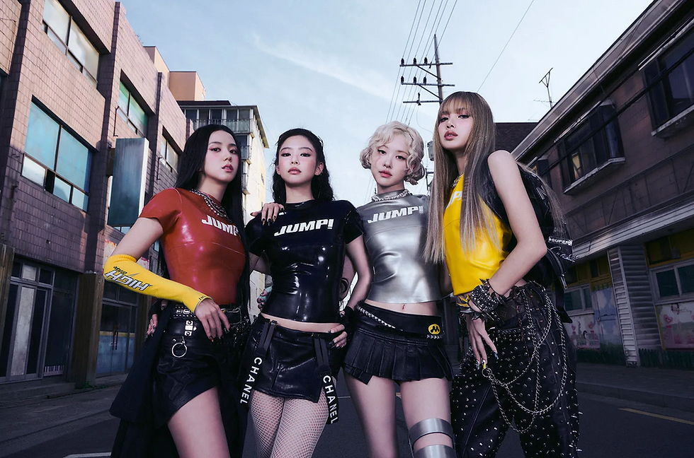 BLACKPINK para el sencillo "JUMP", lanzado el 11 de julio de 2025 | Fotografía de YG Entertainment