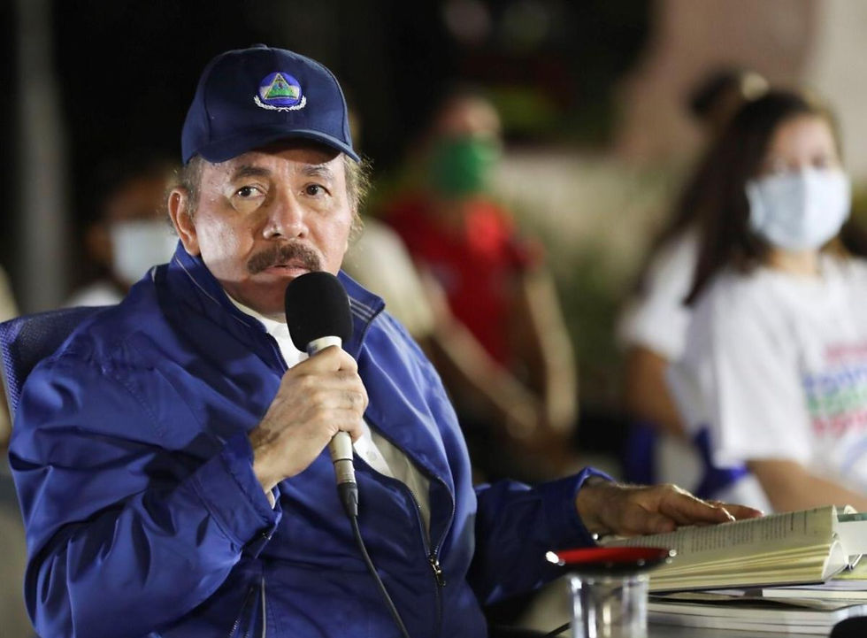Daniel Ortega durante una de sus apariciones en 2021 | Fotografía cortesía