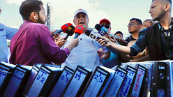 Ni Navidad ni villa navideña: alcalde de Tegucigalpa no acepta la derrota electoral y ordena "cancelar" las festividades