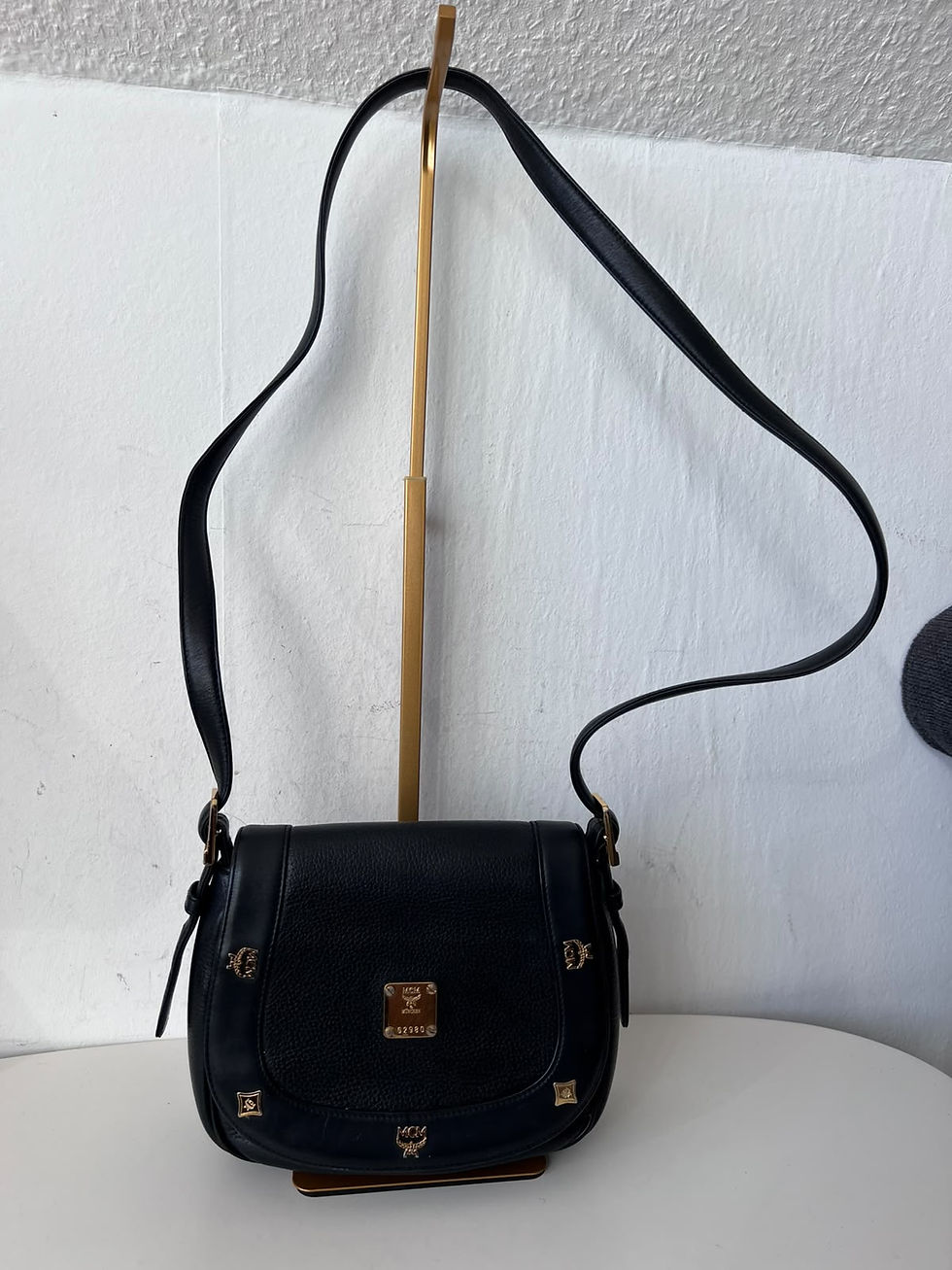Thumbnail: MCM Black Crossbody Flap Bag