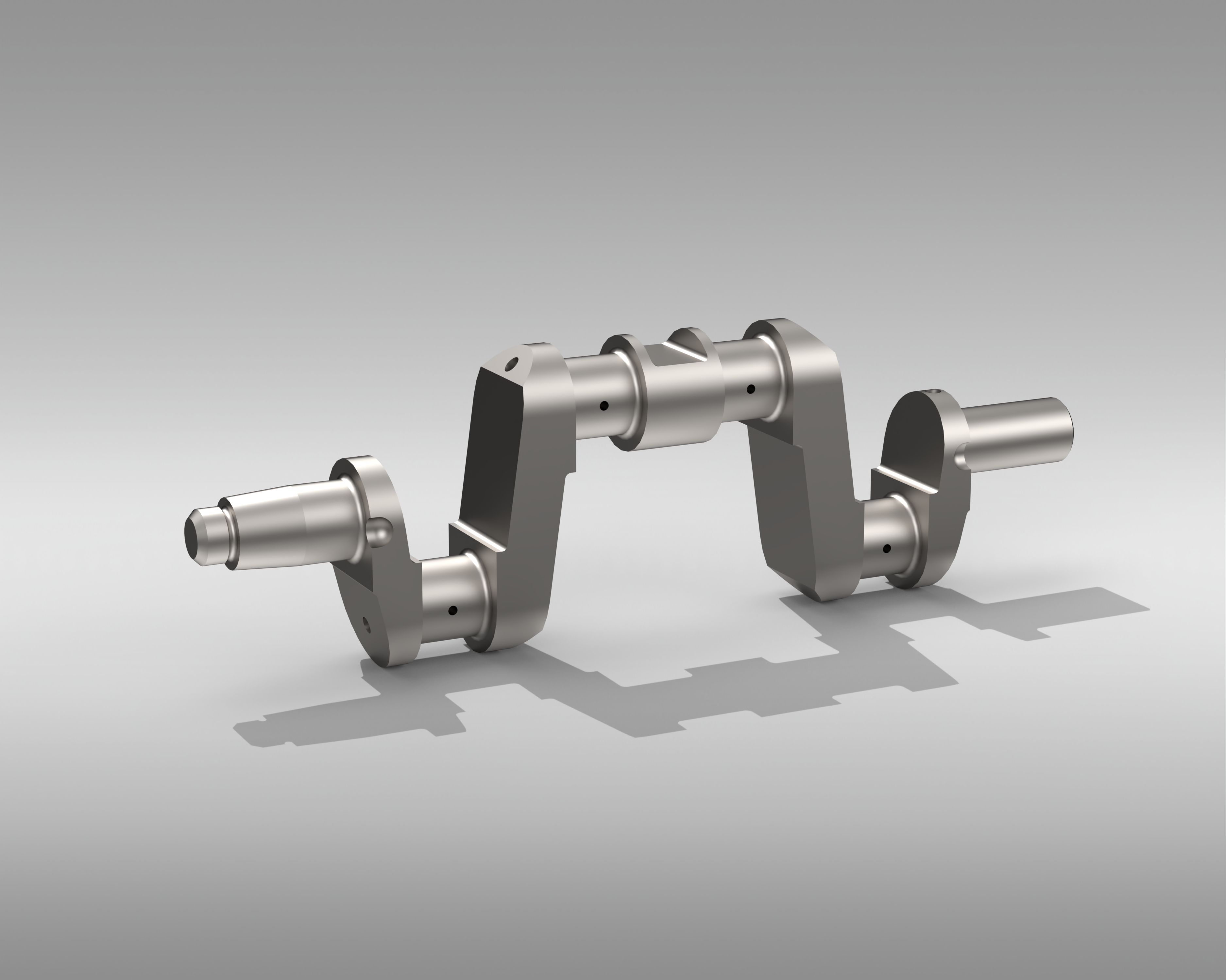 BB45p - Austin 7 1-5/16" Pressure Fed Crankshaft