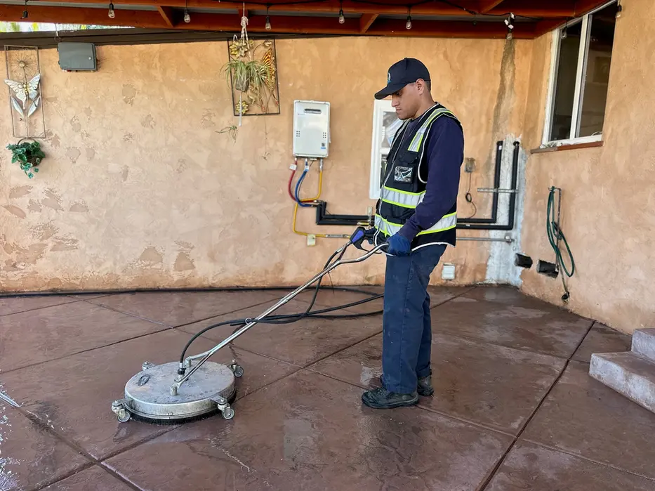 Residential Concrete Washing