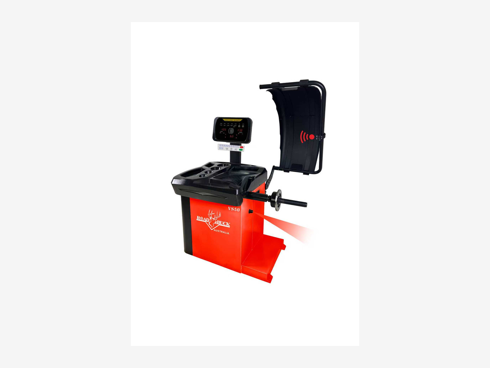 Automatic-input LED balancer with ALU-S and laser guidance.