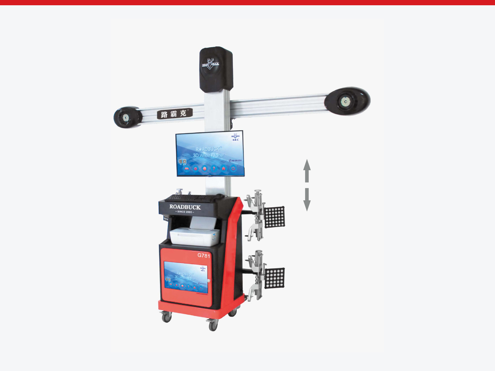 Automatic 3D wheel aligner with free ongoing database updates.