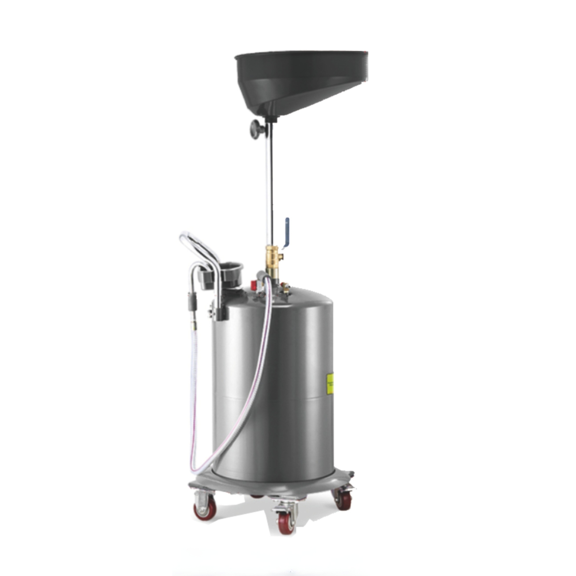 90L oil drainer and extractor for regular automotive service and fluid handling work.