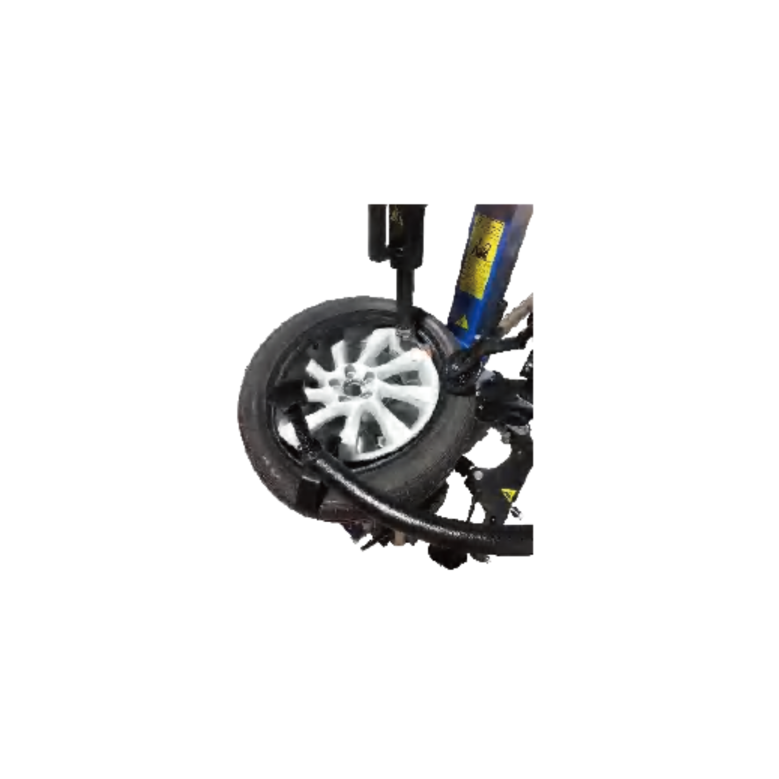 50kg wheel and tyre lifter designed to reduce manual handling during tyre service work.