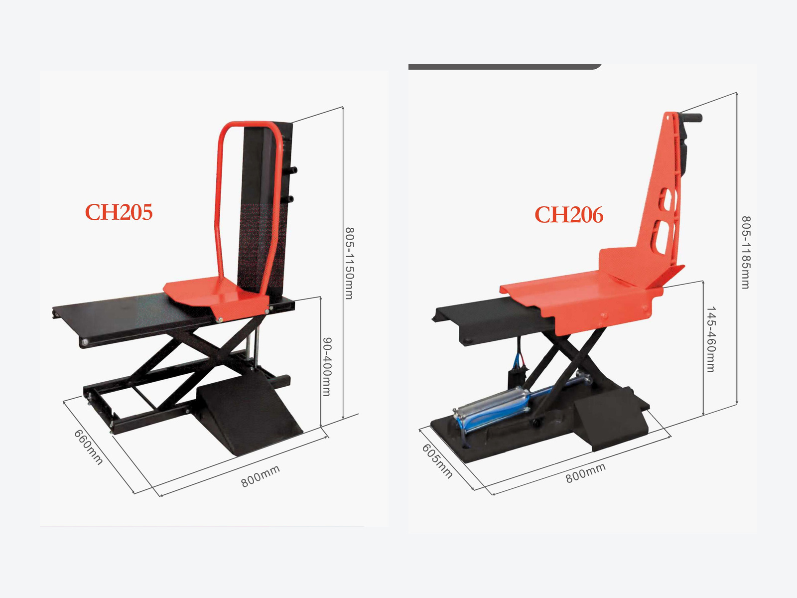 75kg pneumatic tyre lifter for wheel balancer loading and positioning.