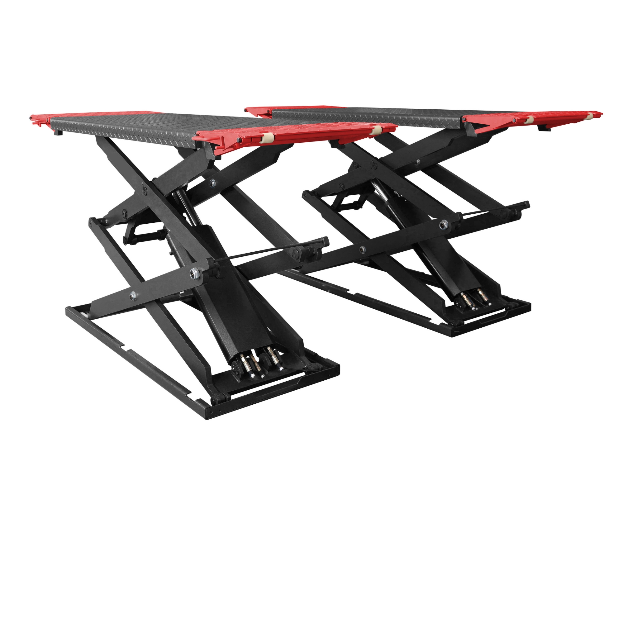 3T full-rise scissor lift for workshop servicing, inspection and underbody access where a compact lift footprint is preferred.