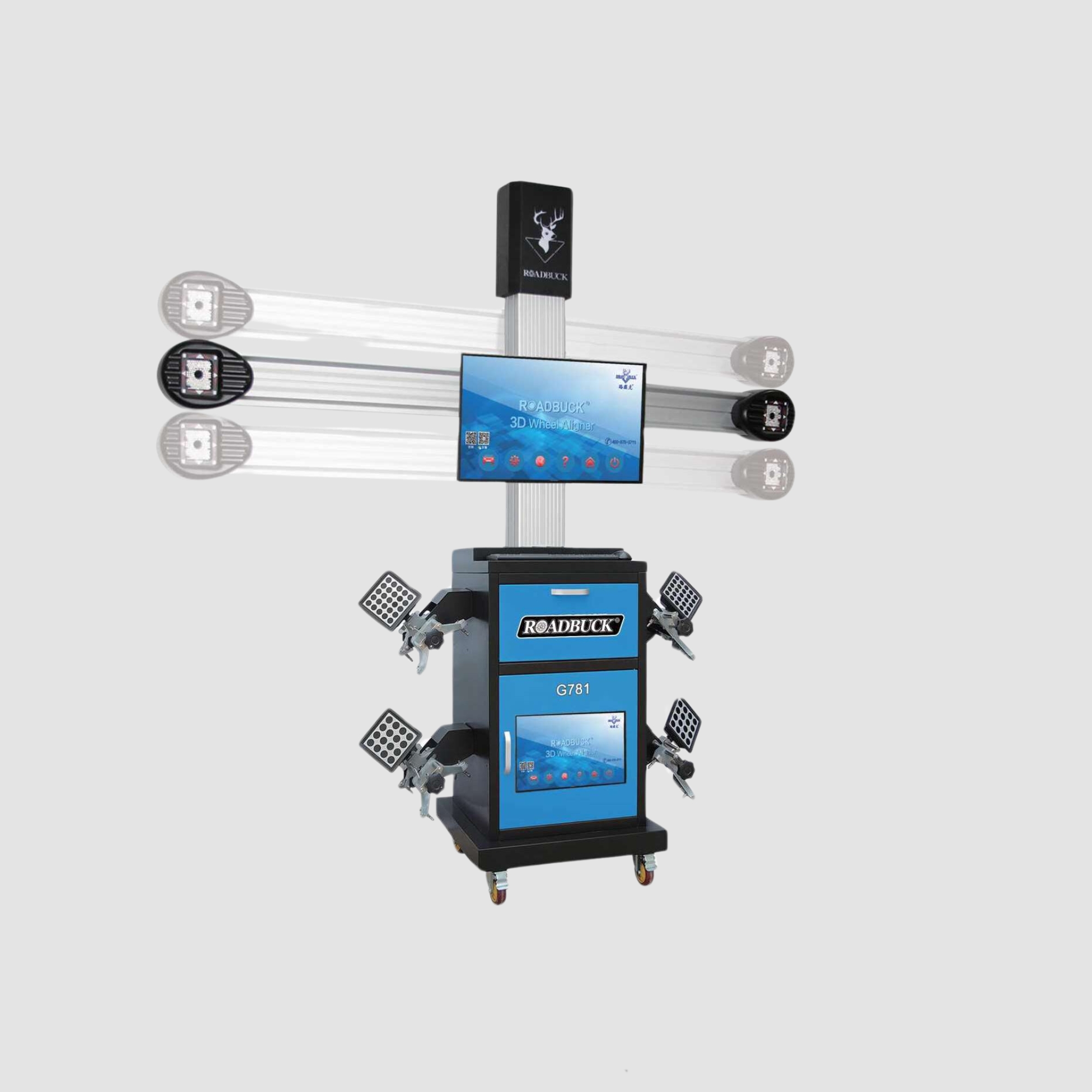 Premium automatic 3D wheel alignment system for professional wheel alignment workflow.
