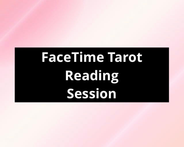(DEPTH) FaceTime Tarot Read Session( 30 MIN)