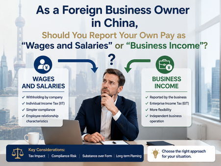 Understanding Income Reporting for Foreign Business Owners in China