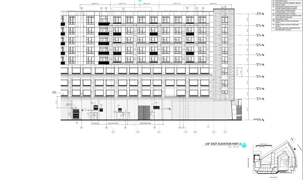 East Elevation Part A