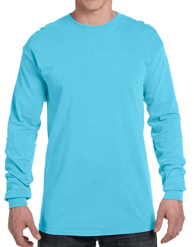 Comfort Colors Uni Long Sleeve Tee Lagoon Blue Comfort Colors Uni Long Sleeve Tee Color Lagoon Blue Other Available Comes In Sizes Small Medium Large Xlarge And 2xl