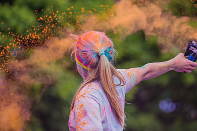 Girl at Color Run