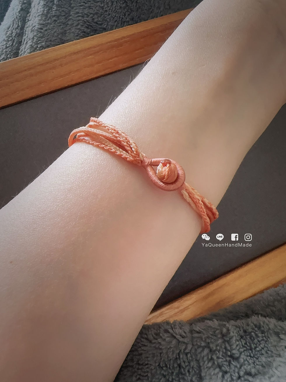 Thumbnail: Customise ~ handmade wax thread designed Bracelace
