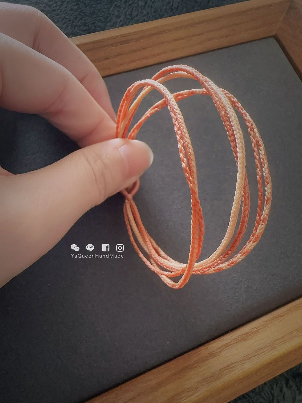 Thumbnail: Customise ~ handmade wax thread designed Bracelace
