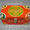 Thumbnail: Traditional Tibetan Wooden Box, Handpainted Traditional Himalayan Thangka Colors