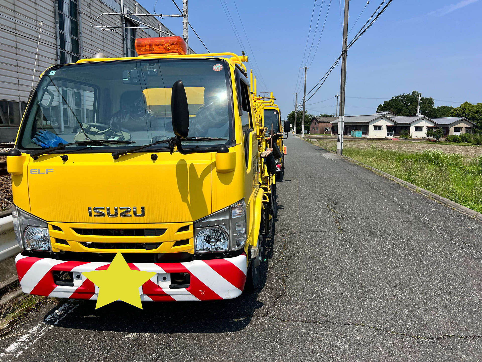 協力業者と連携した強力吸引車・高圧洗浄車の車両配置状況