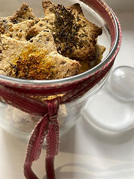 Bolachinhas salgadas low carb - biscoitos de aveia saudaveis