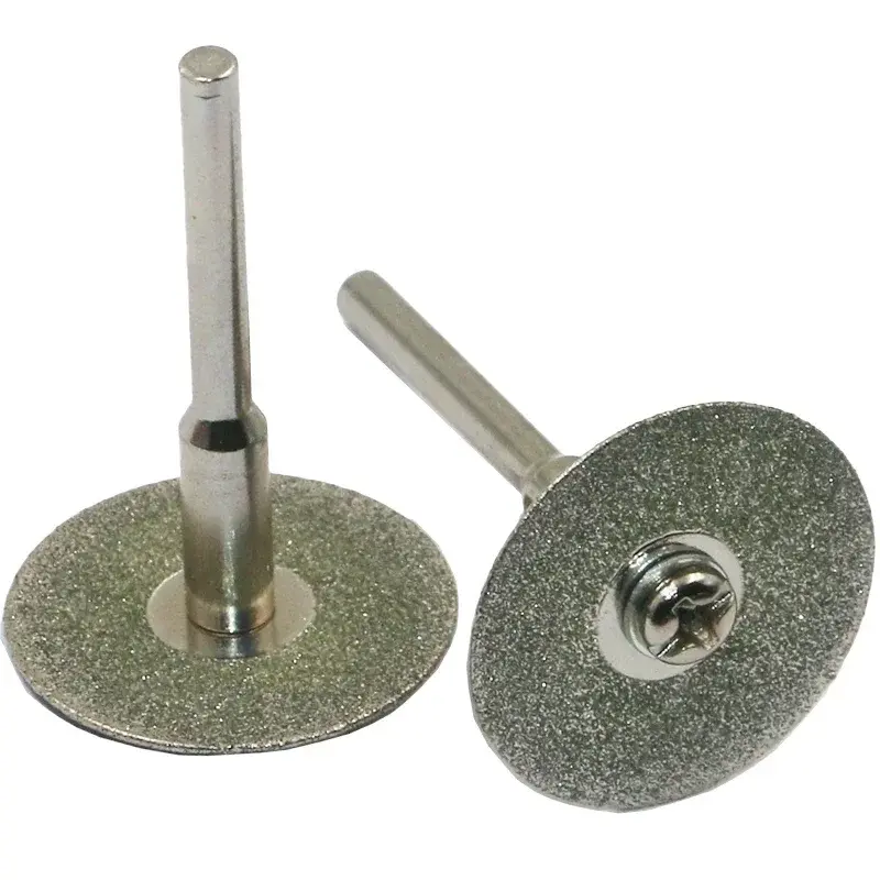 Thumbnail: 22mm Mini Diamond Cut Off Discs for Rotary Tools with Rods