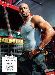 Boris Khodjoe as a fireman